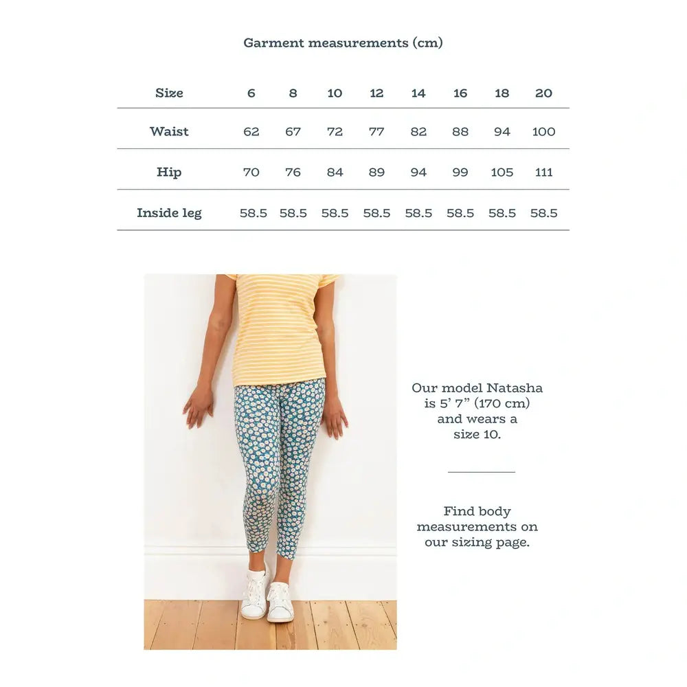 Kite Adult Lytchett 7/8 Leggings Daisy Fields 