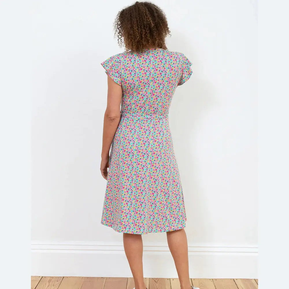 Kite Highcliffe Jersey Wrap Dress Petal Perfume 