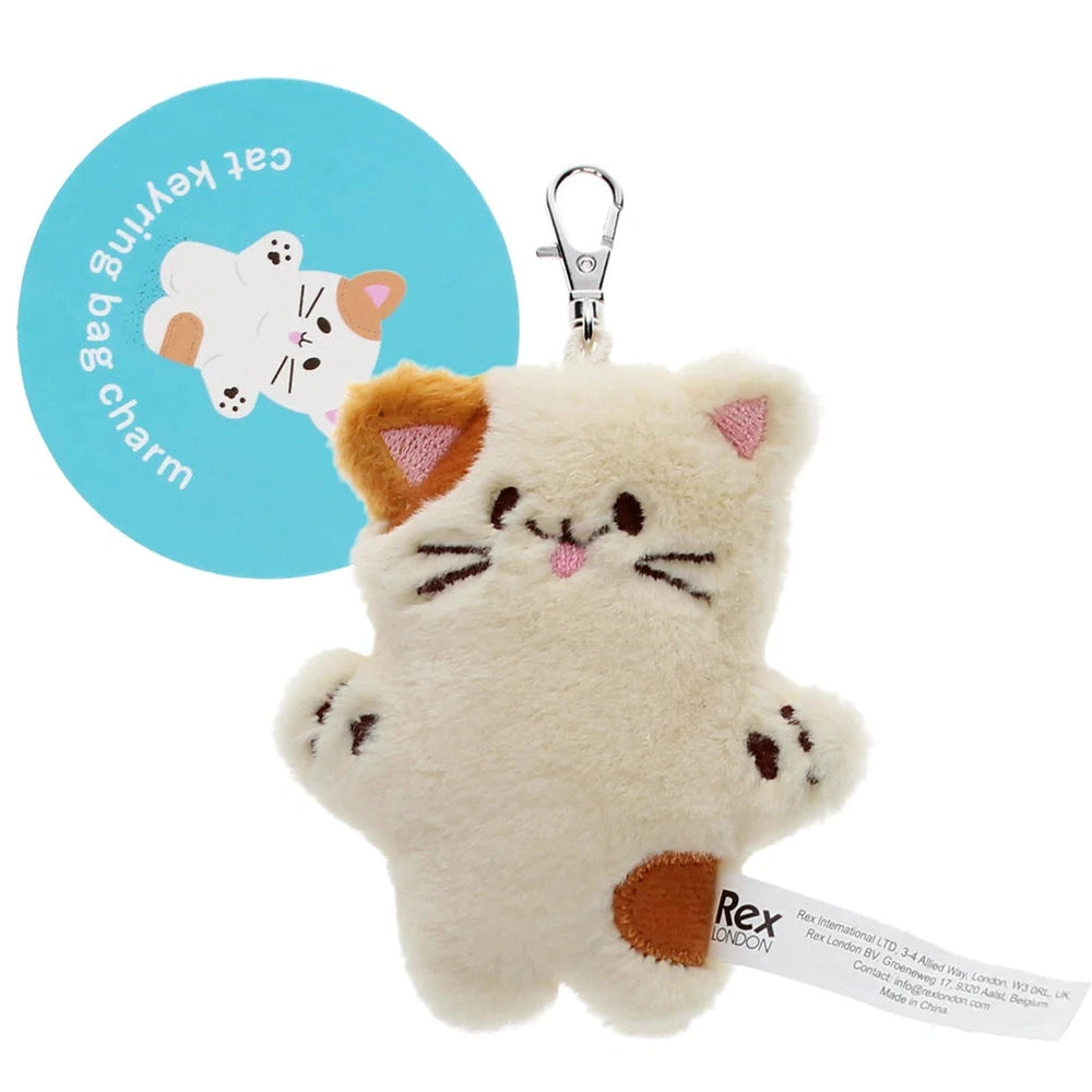 Fluffy Key Ring / Bag Charm - Cat 1