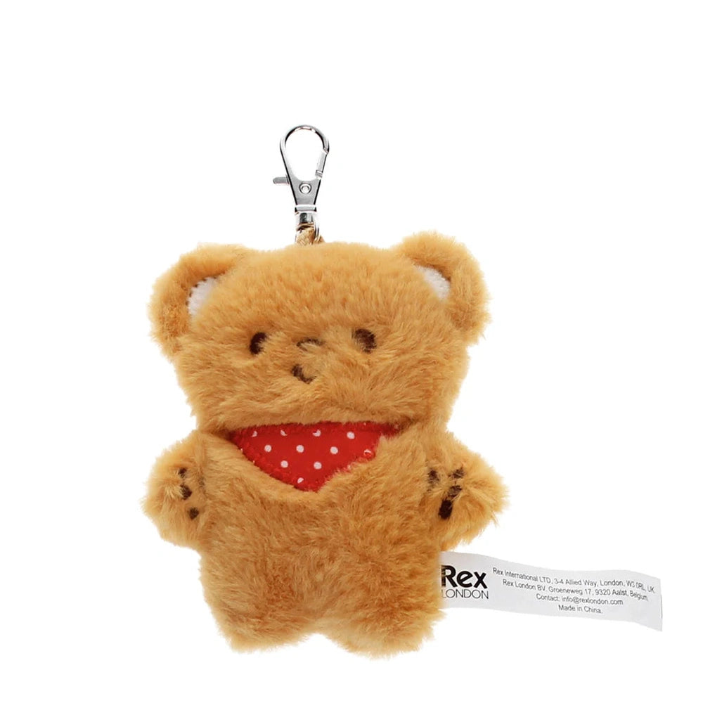 Fluffy Key Ring / Bag Charm - Teddy Bear 2