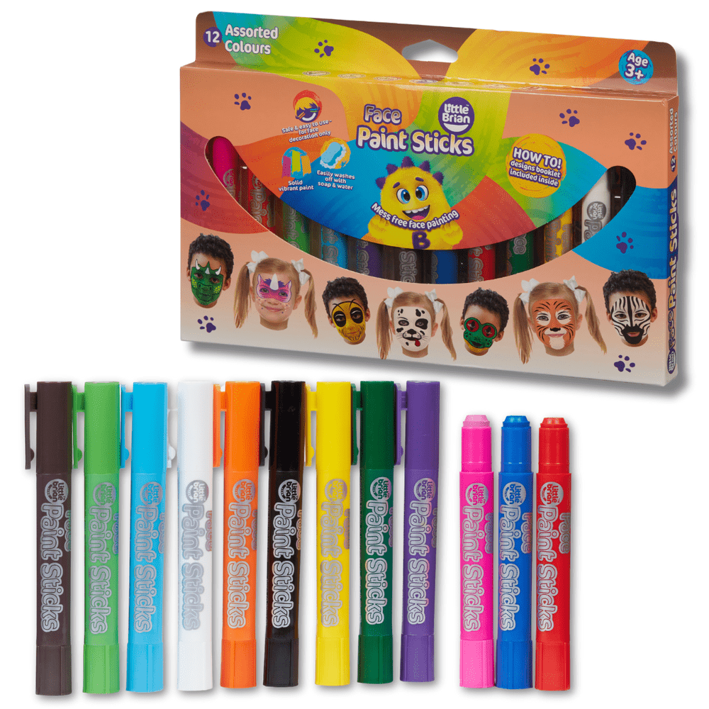 Little Brian Face Paint Sticks Classic 12 Assorted 1