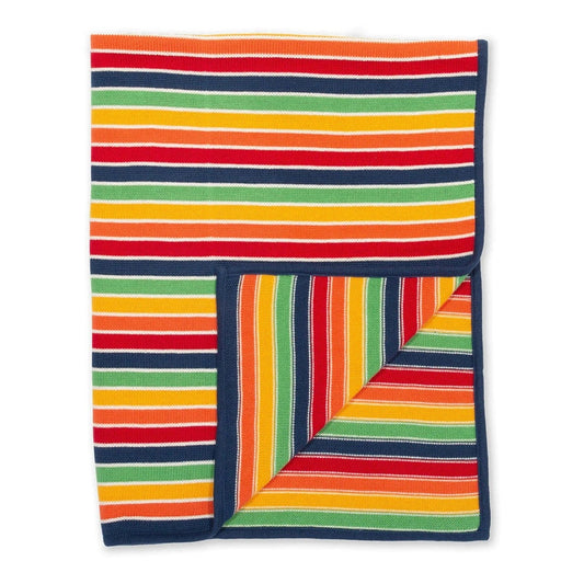 Rainbow Knit Blanket 1