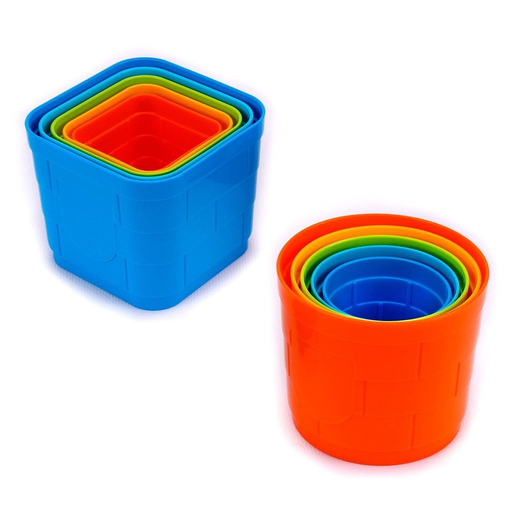 Technok TECHNOK Baby Stacking Cups Toy - Set of 2 Colorful Stacking 