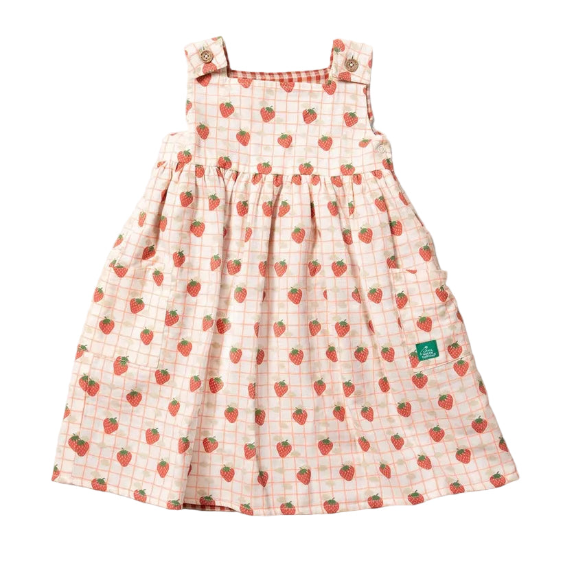 Strawberry Days Reversible Pinny Dress 1