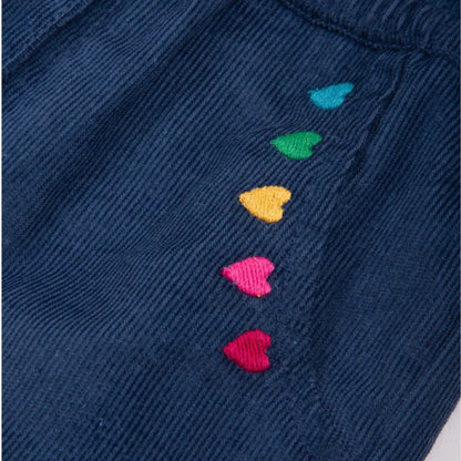 Cosy Cord Pull Ups - Navy 2