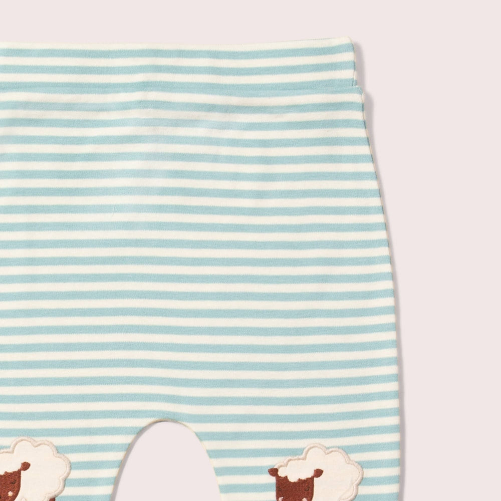 Counting Sheep Knee Patch Striped Joggers 4