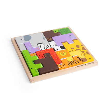 Animal Lock-A-Block Puzzle