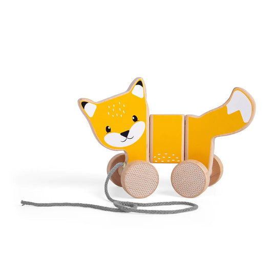 Bigjigs Fox Wooden Pull Along Toy 