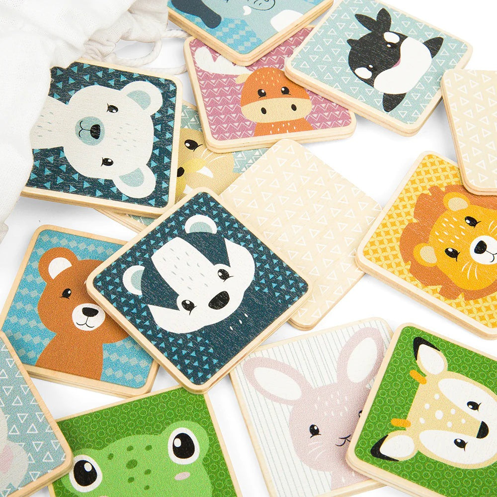 Bigjigs Animal Match Memory Game 