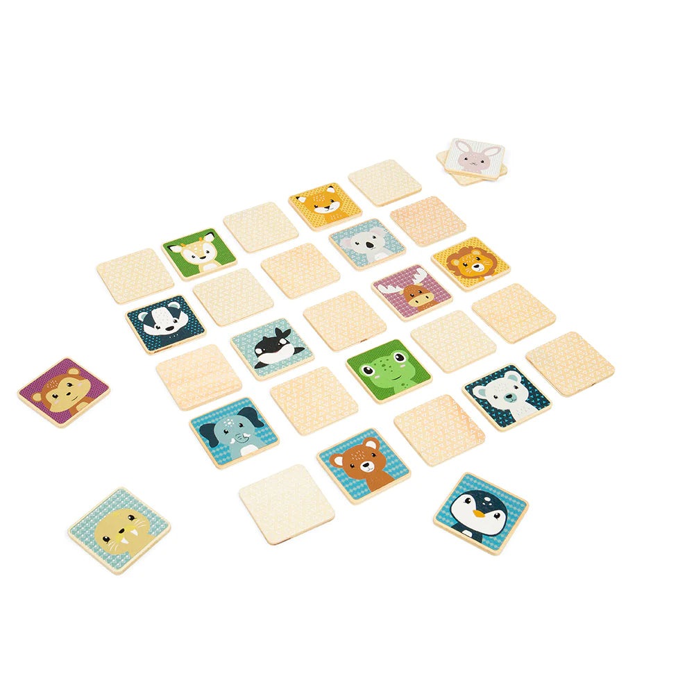 Bigjigs Animal Match Memory Game 