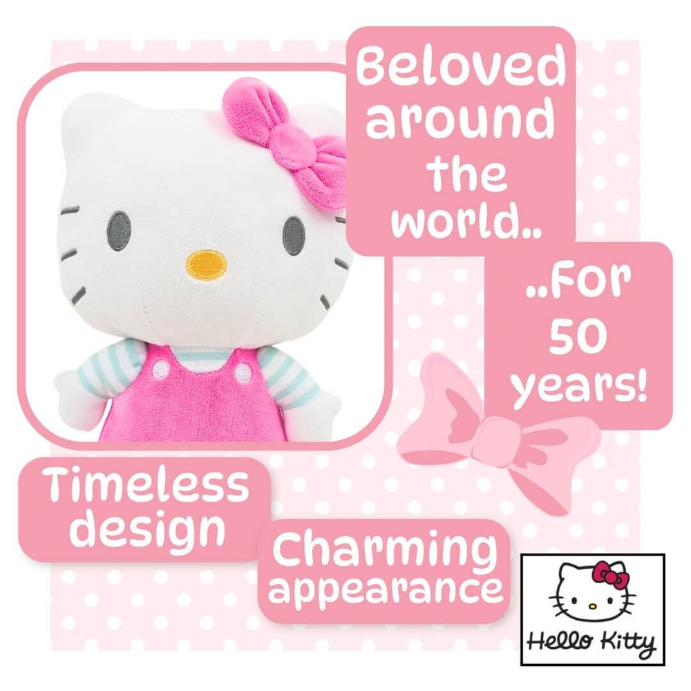 30 CM Large standing Hello Kitty - Hot Pink 5