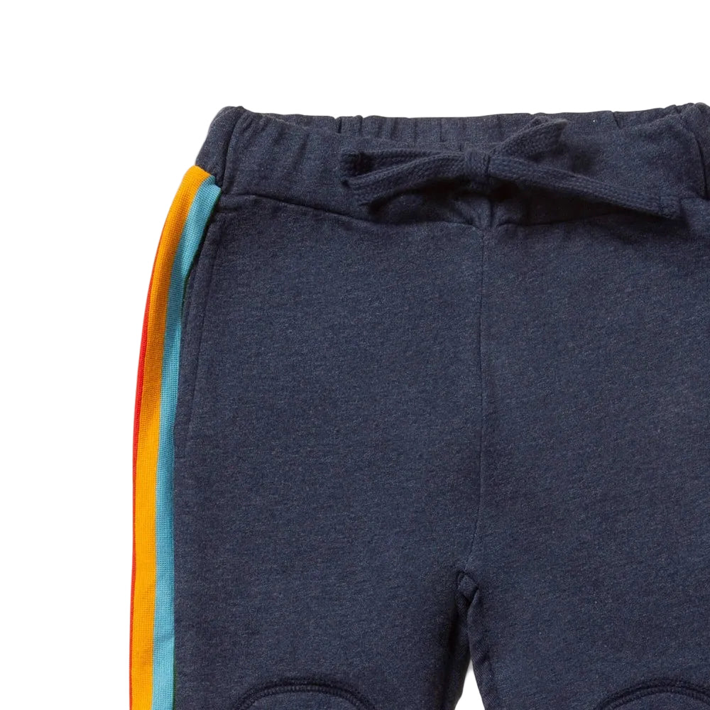 Navy Rainbow Organic Comfy Joggers 4