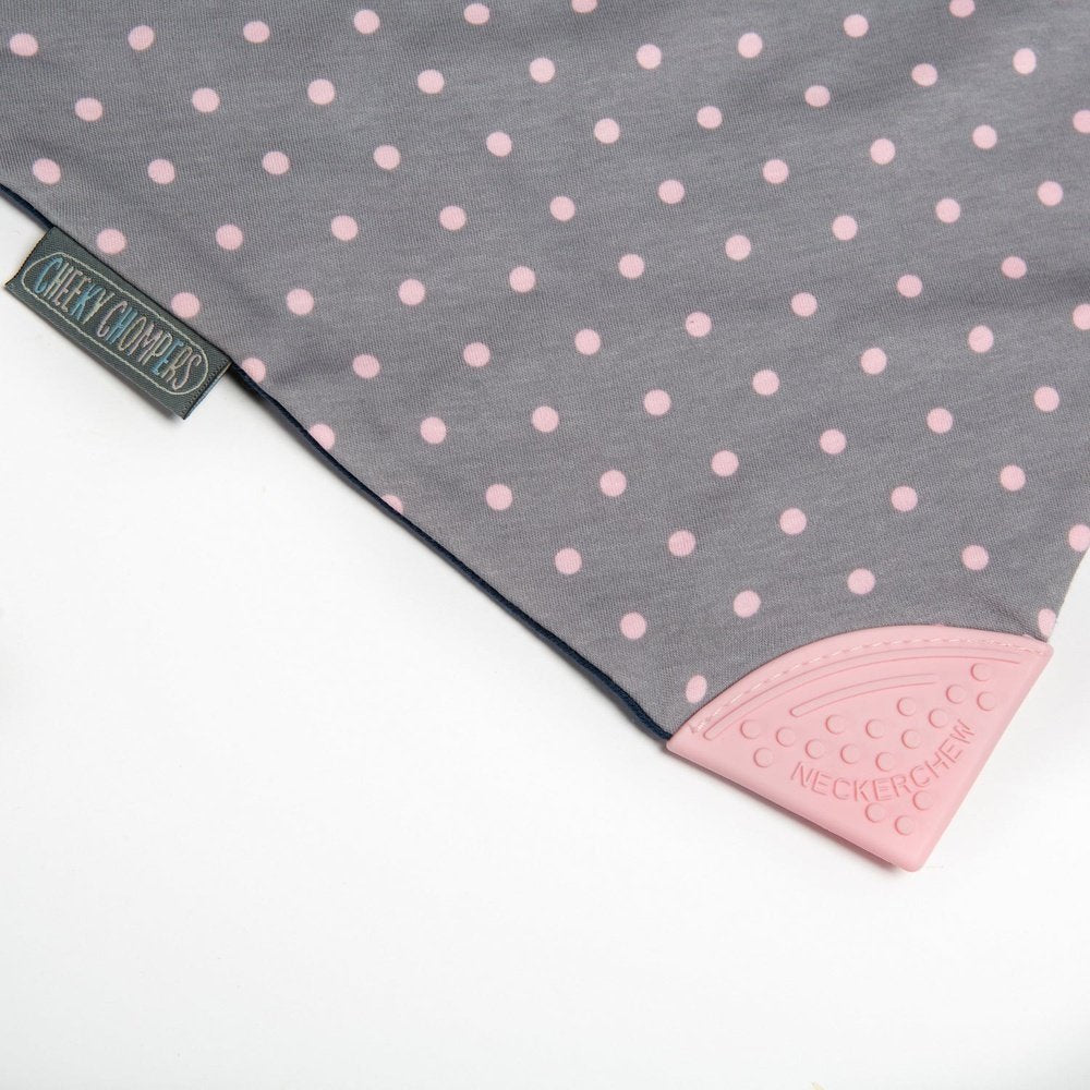 Cheeky Chompers Oral Sensory Neckerchew 4y+ - Polka Dot 