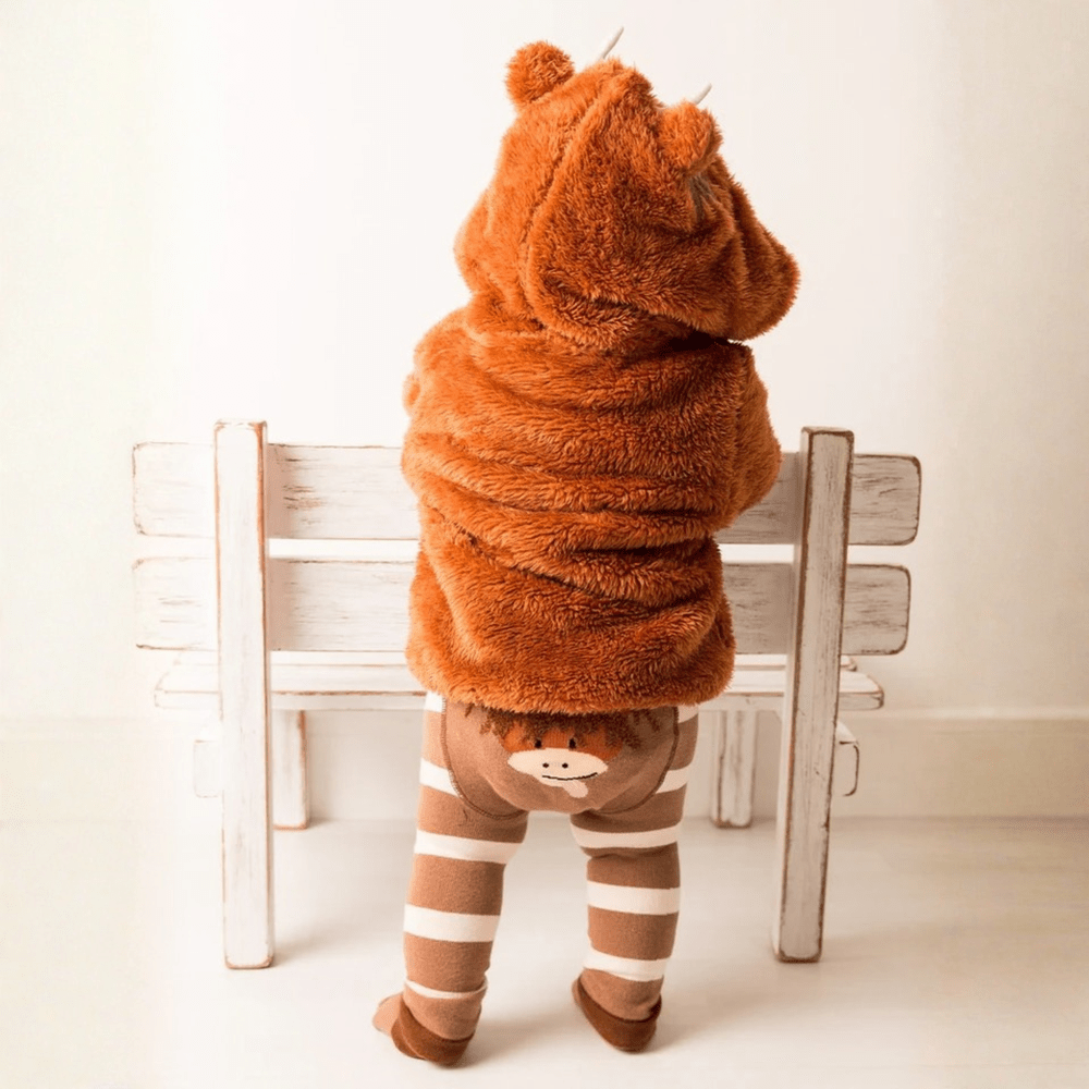 Neutral Hamish Highland Cow Hoodie 4