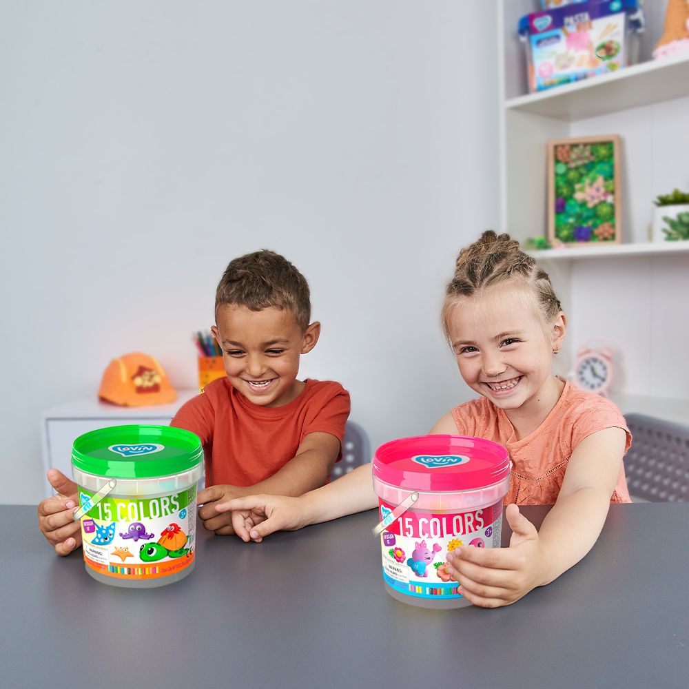 Modelling Dough Bucket - Animals