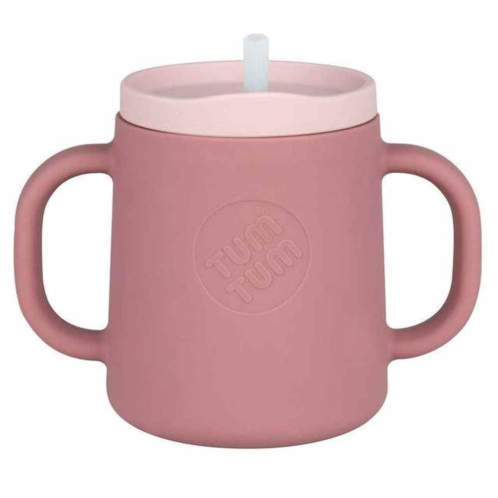 Tum Tum Silicone 3 Way Sippy Cup - Pink 1