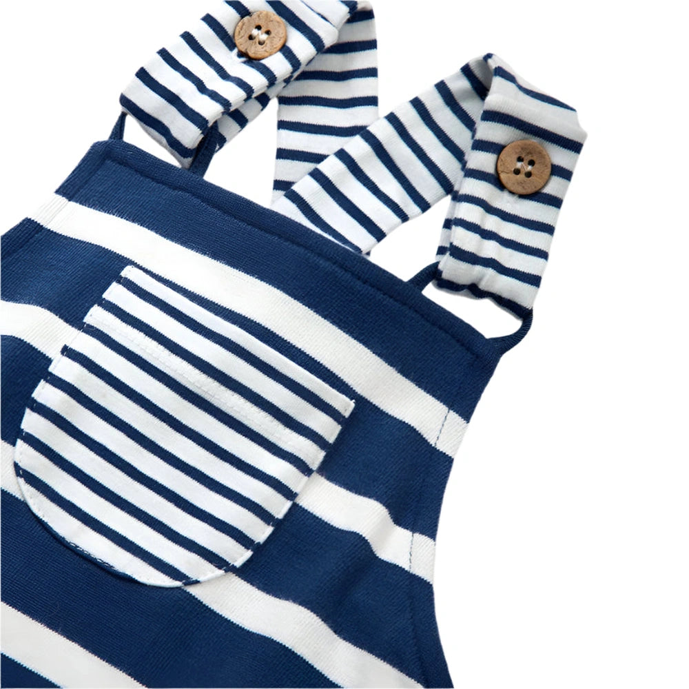 Stripy Dungarees 3