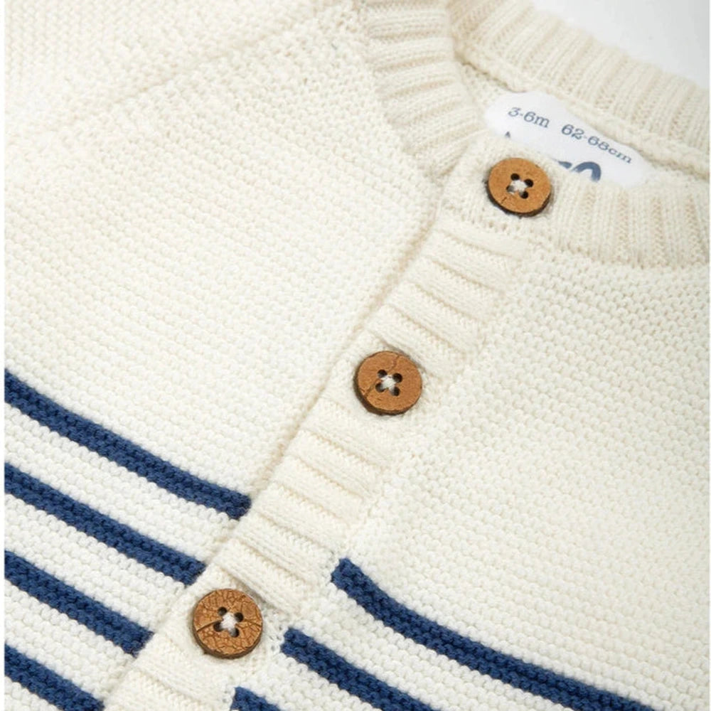 My First Cardi - Classic Stripe 4