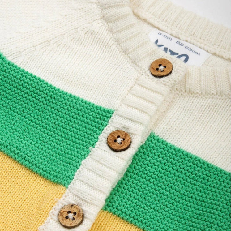 My First Cardi - Nature Stripe 2