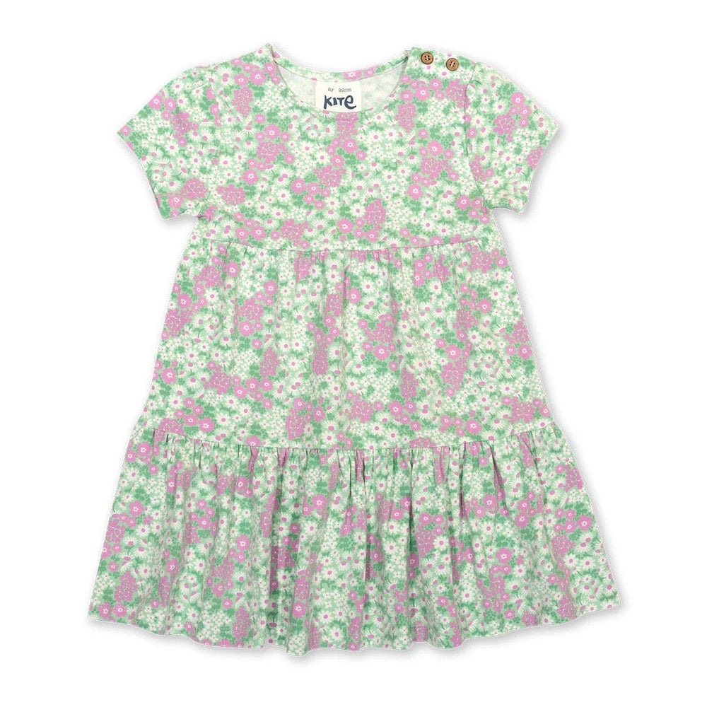 Flower Patch Dress - Sage 1