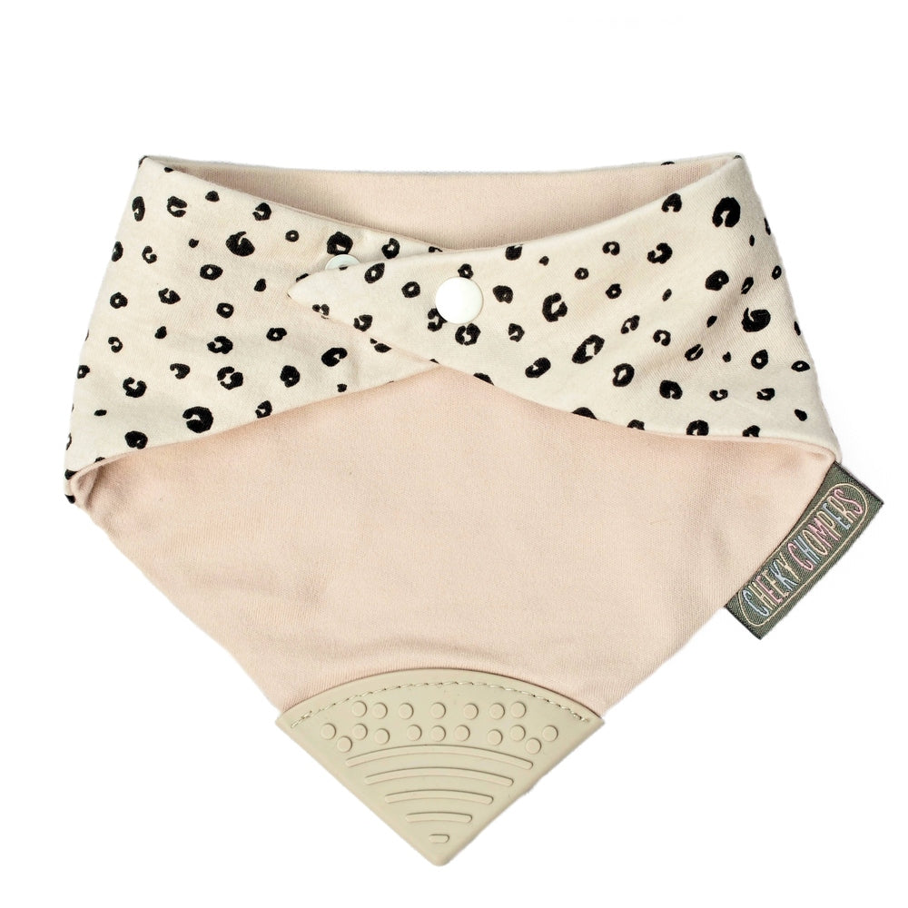 Neckerchew Teething Dribble Bib - Leopard Spot 7