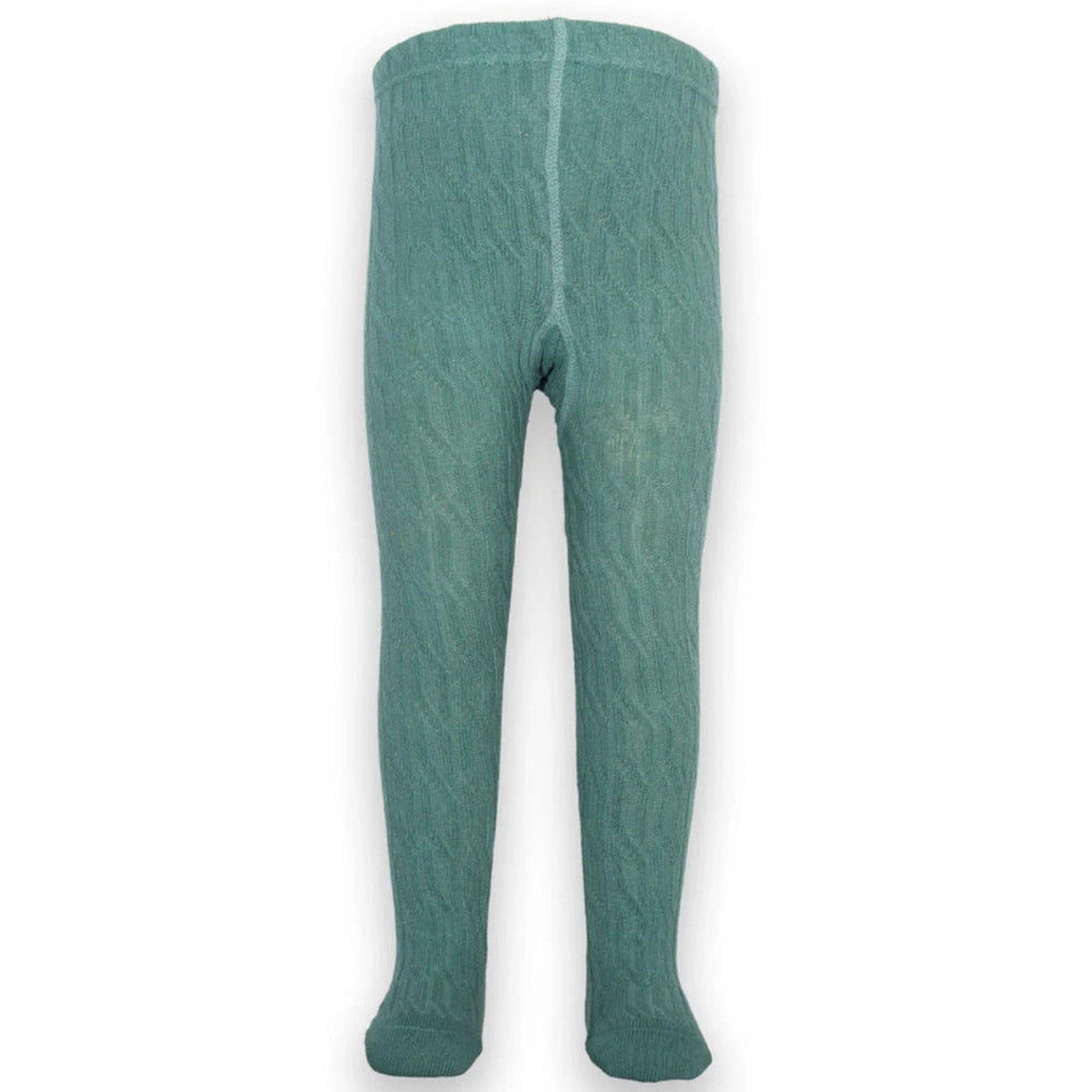 Cable Tights - Spruce 1