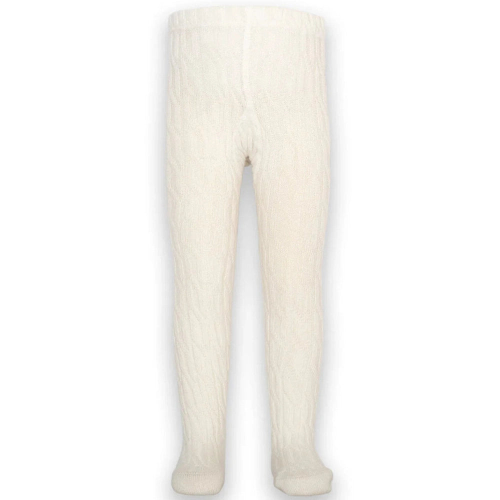 Cable Tights - Cream 1
