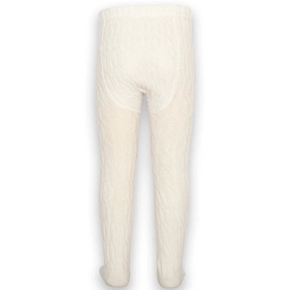 Cable Tights - Cream 4