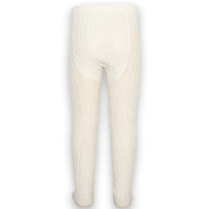 Cable Tights - Cream 4