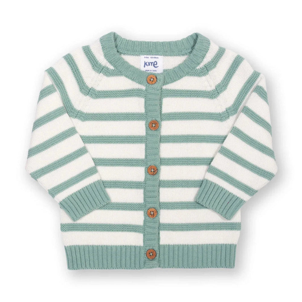 My First Cardi - Soft Spruce 1