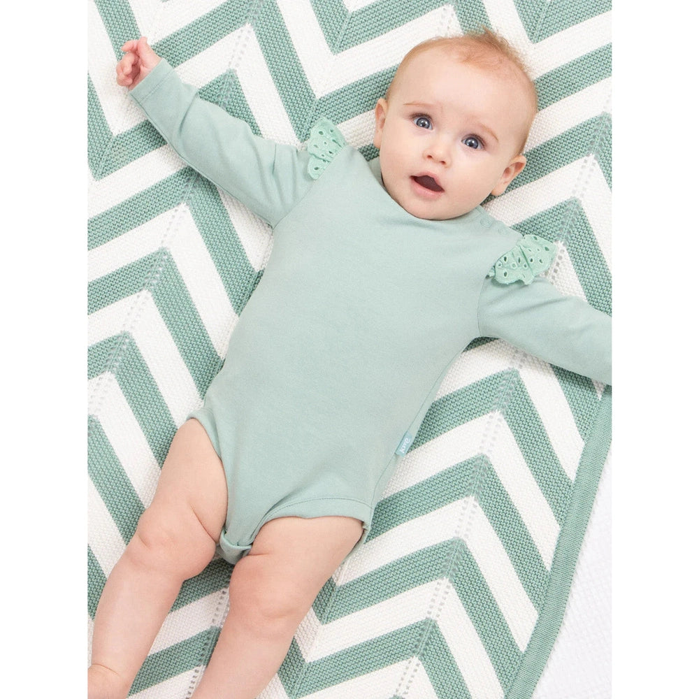 Broderie Bodysuit - Soft Spruce 2