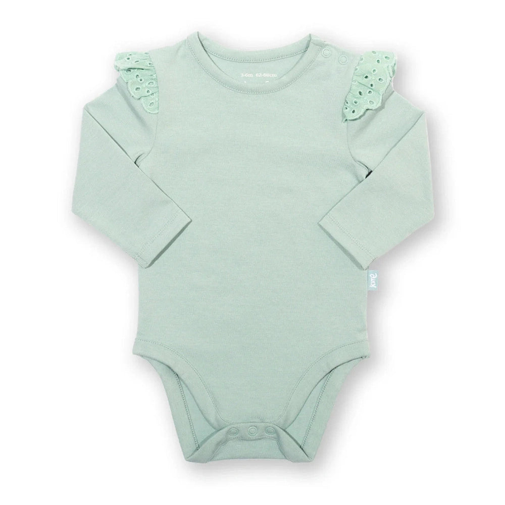 Broderie Bodysuit - Soft Spruce 1