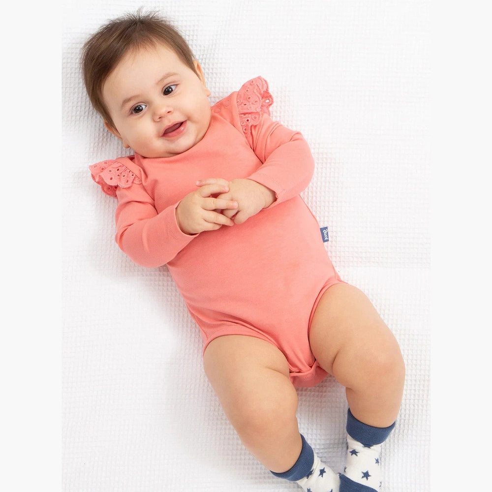 Broderie Bodysuit - Salmon 3