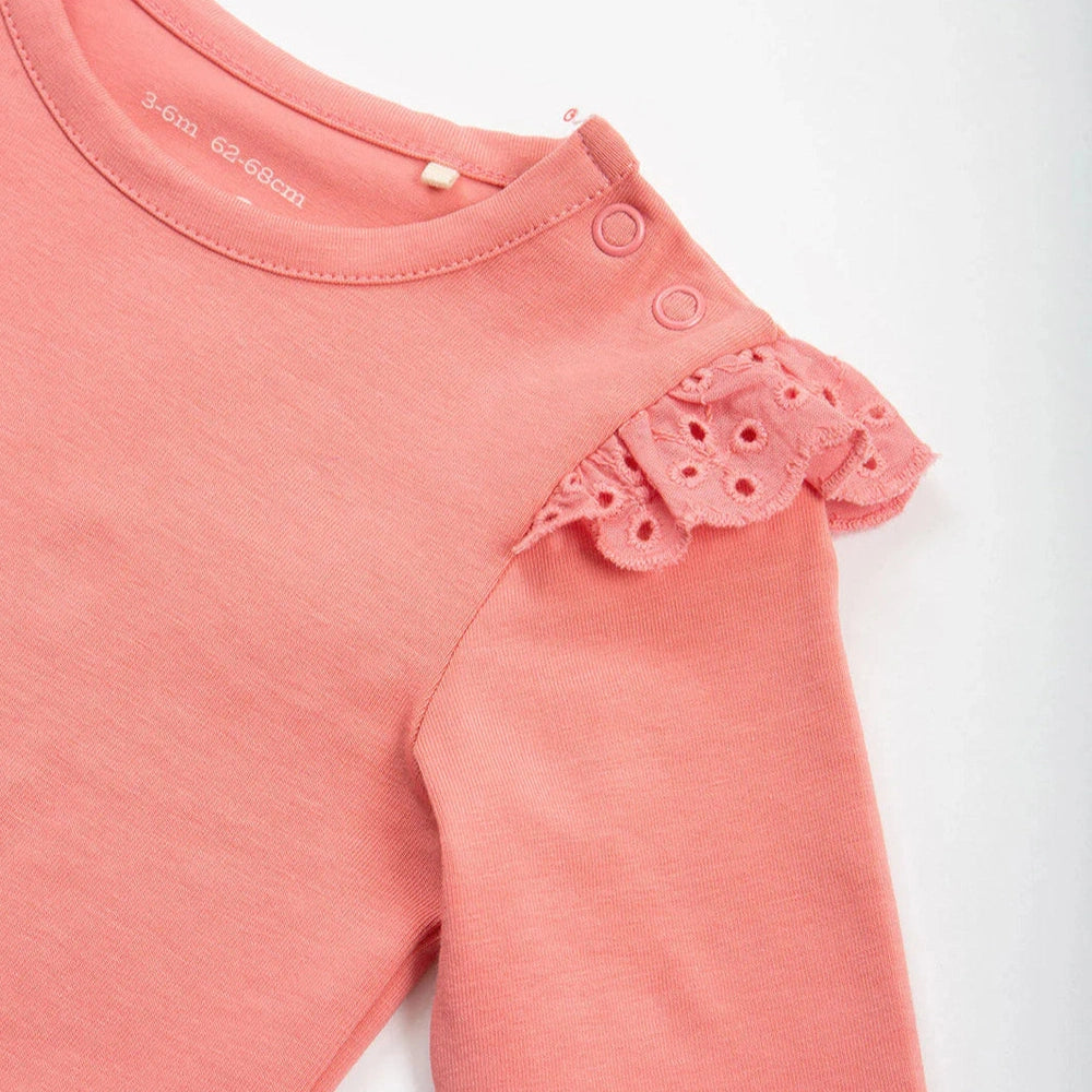 Broderie Bodysuit - Salmon 2