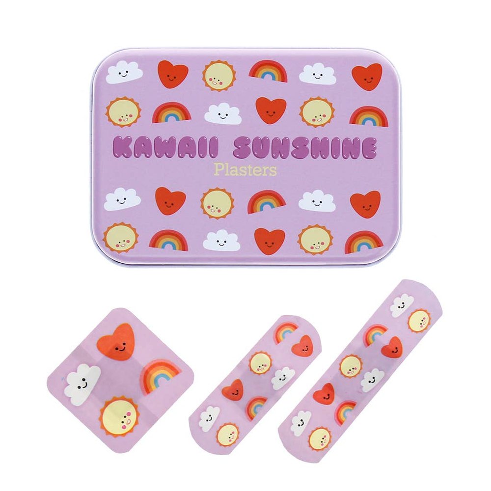 Children's plasters in a tin 30 pcs - Kawaii Sunshine 1
