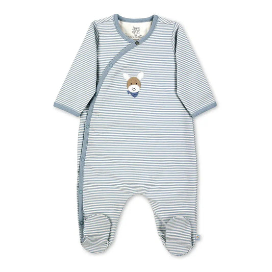 Sterntaler Baby Organic Sleepsuit - Blue 