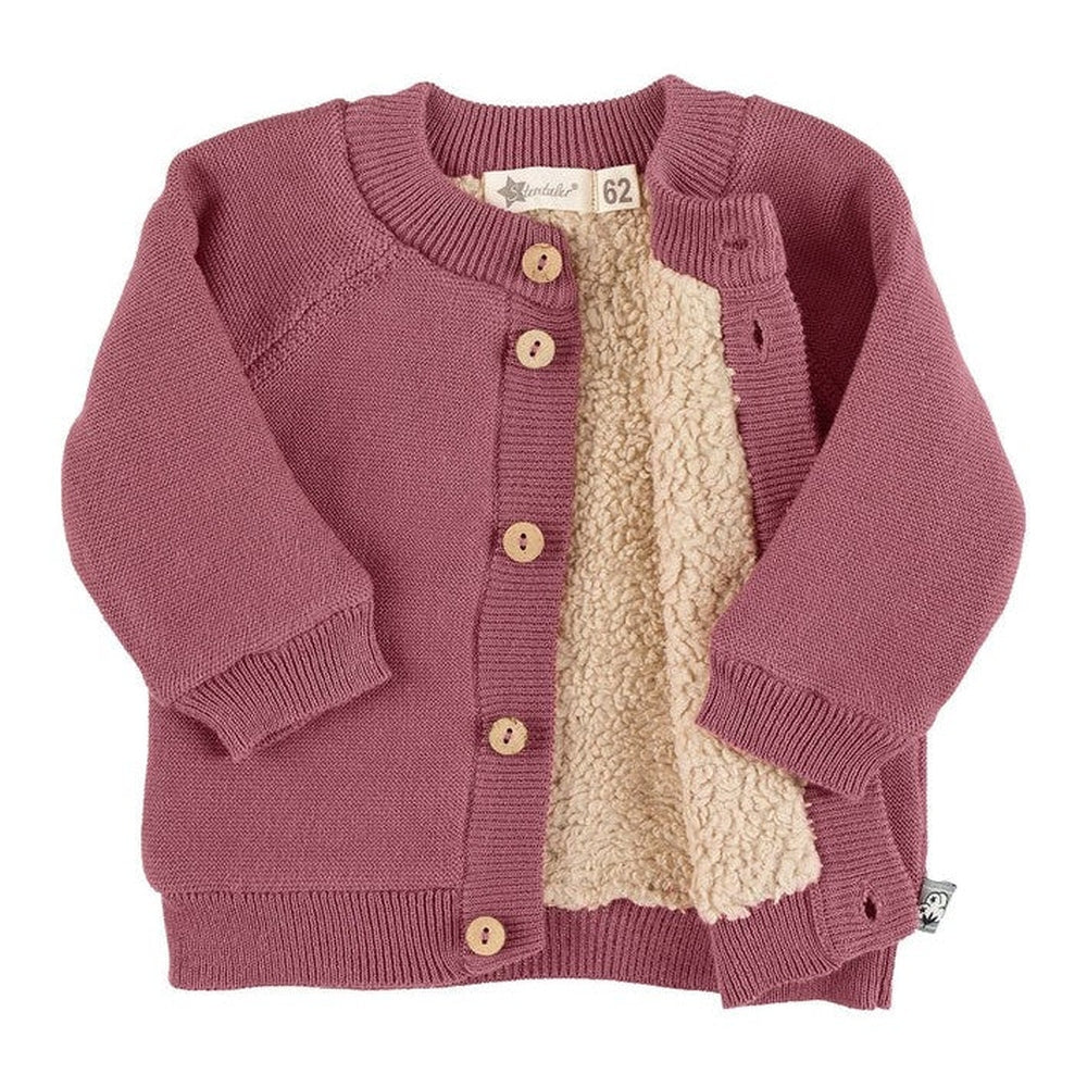 Organic Knitted Lined Jacket - Rose 2