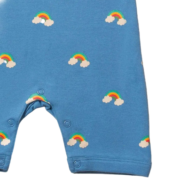 Blue Rainbows Organic Romper 7