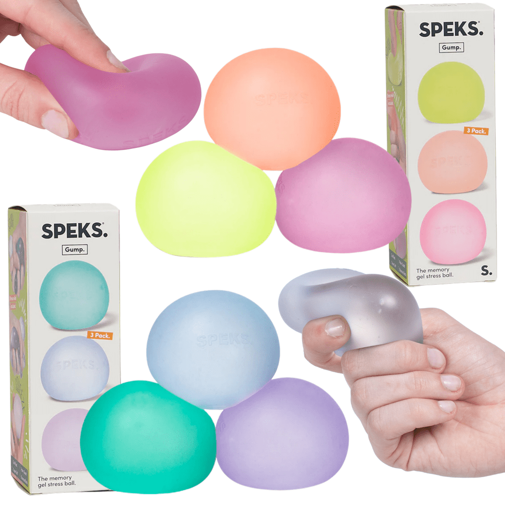 SPEKS Gump 3 Pack - The Memory Gel Stress Ball 1