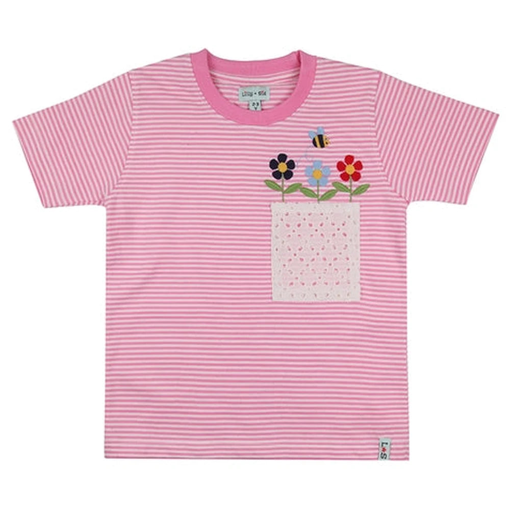 Flower Pocket T-Shirt 1