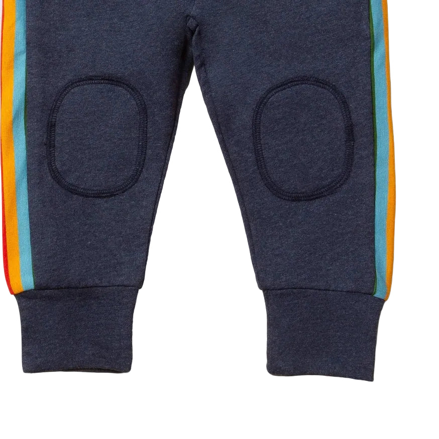 Navy Rainbow Organic Comfy Joggers 3