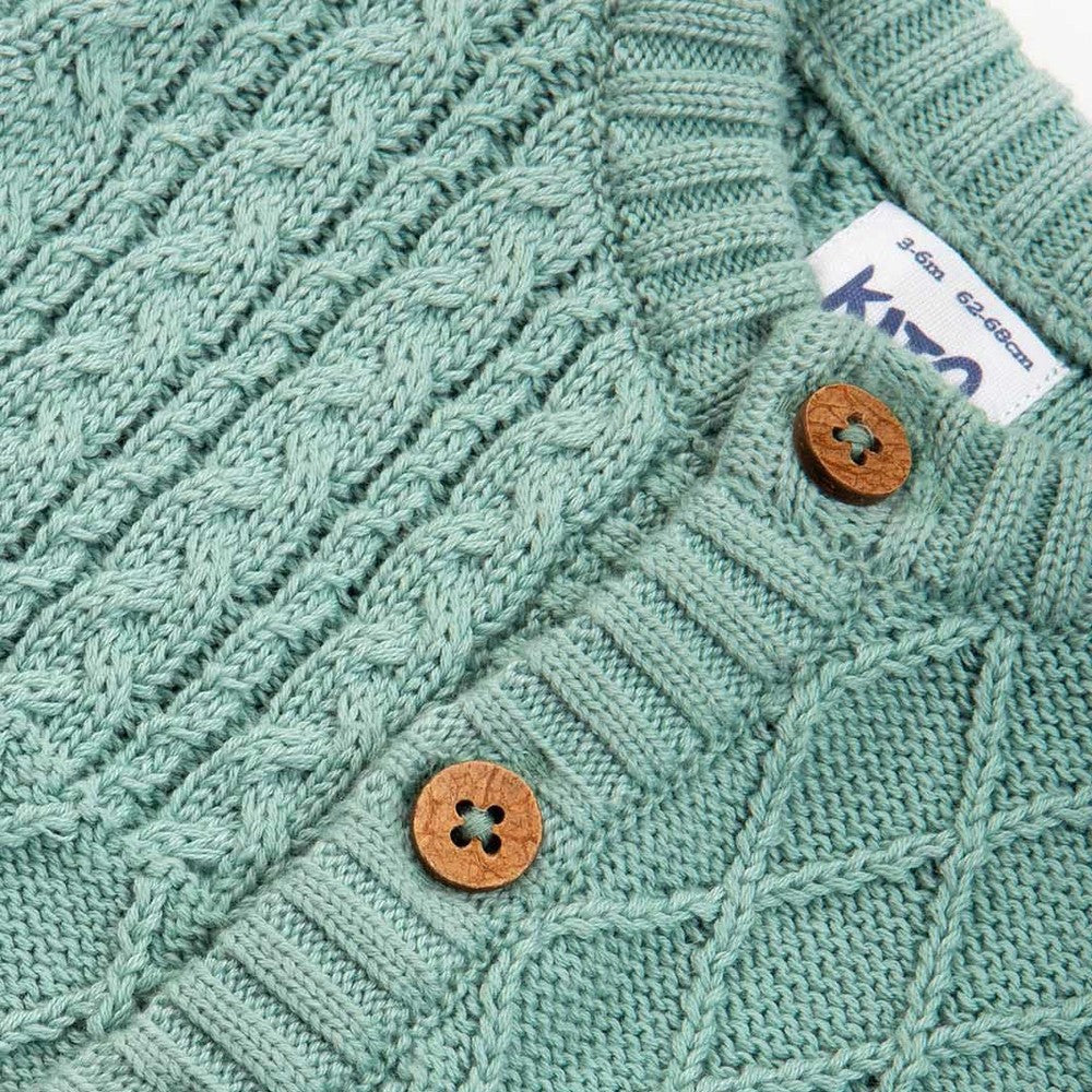 My First Cardi - Soft Aloe 4