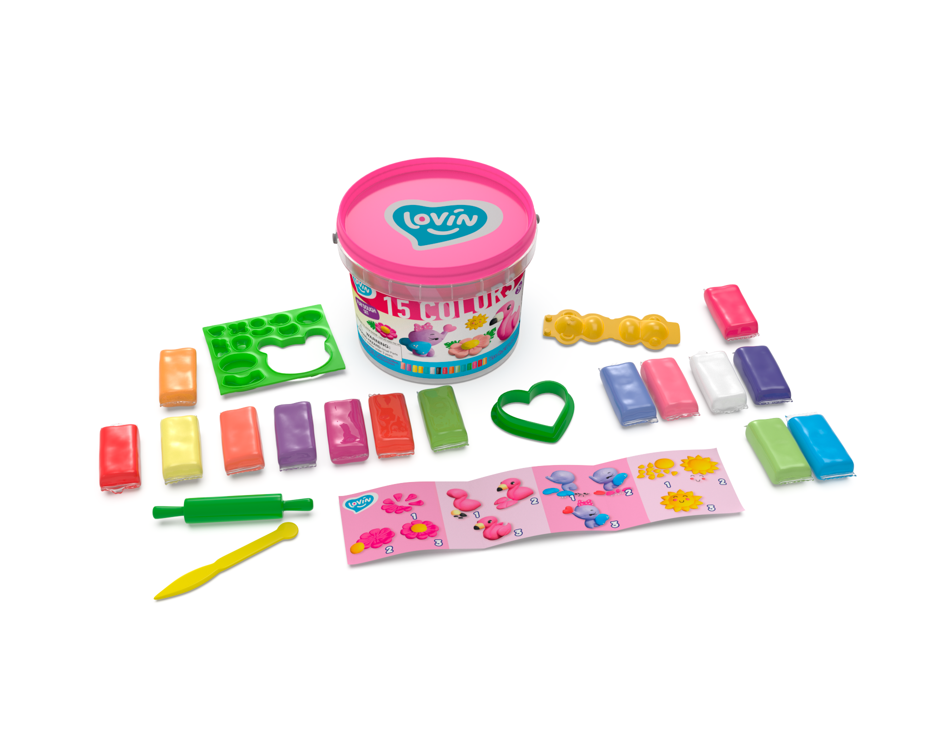 Modelling Dough Bucket - Animals