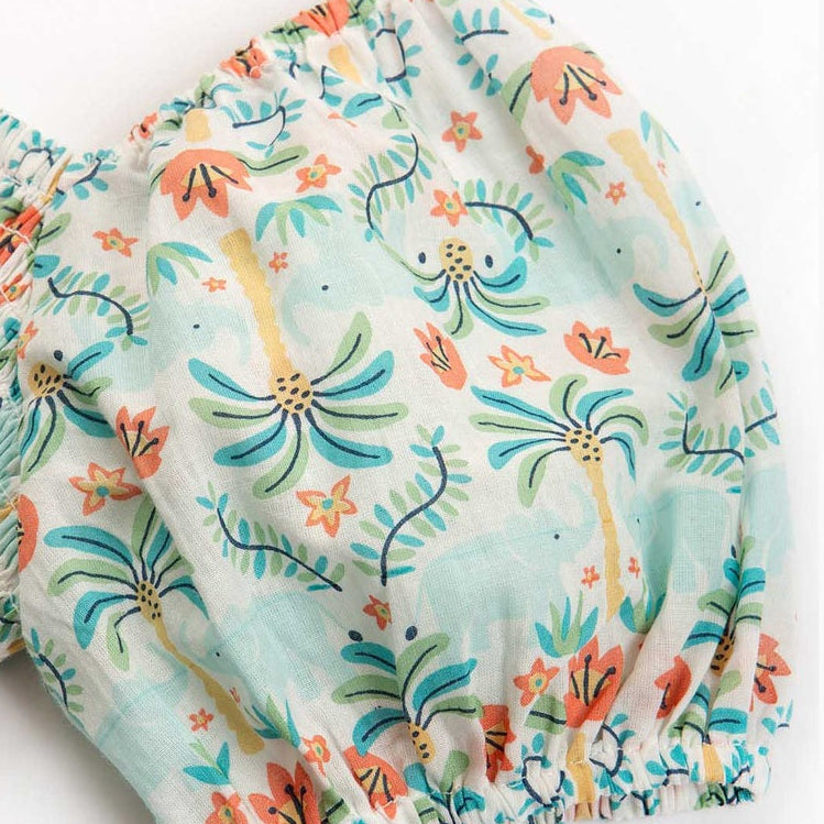 Ele Oasis Shirred Dress 3