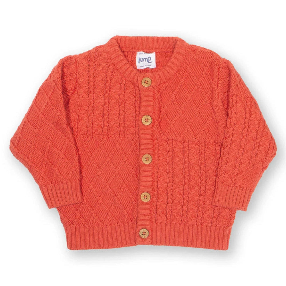 My First Cardi - Burnt Orange 1