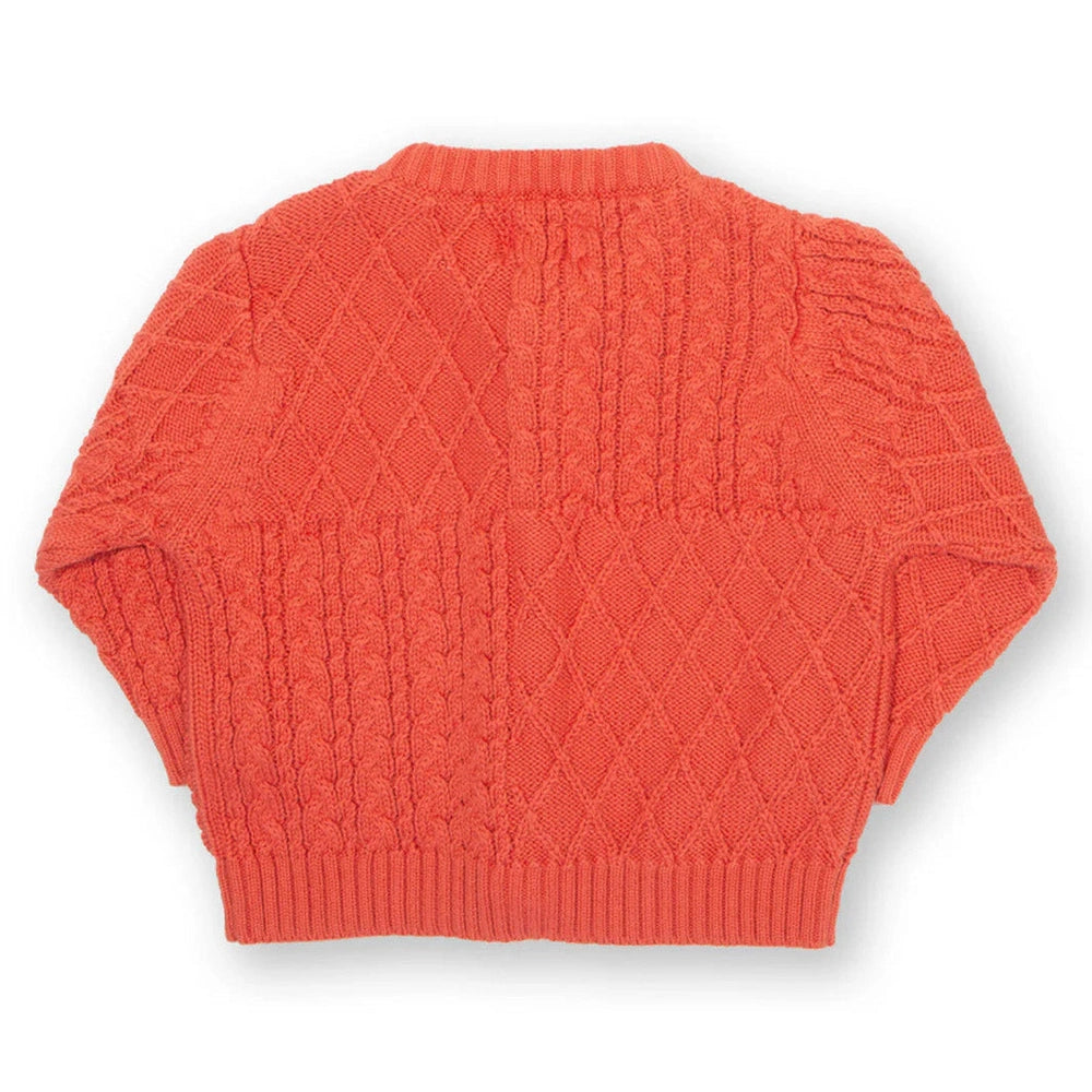 My First Cardi - Burnt Orange 4