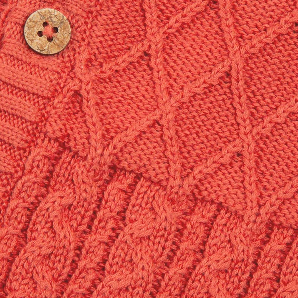My First Cardi - Burnt Orange 5