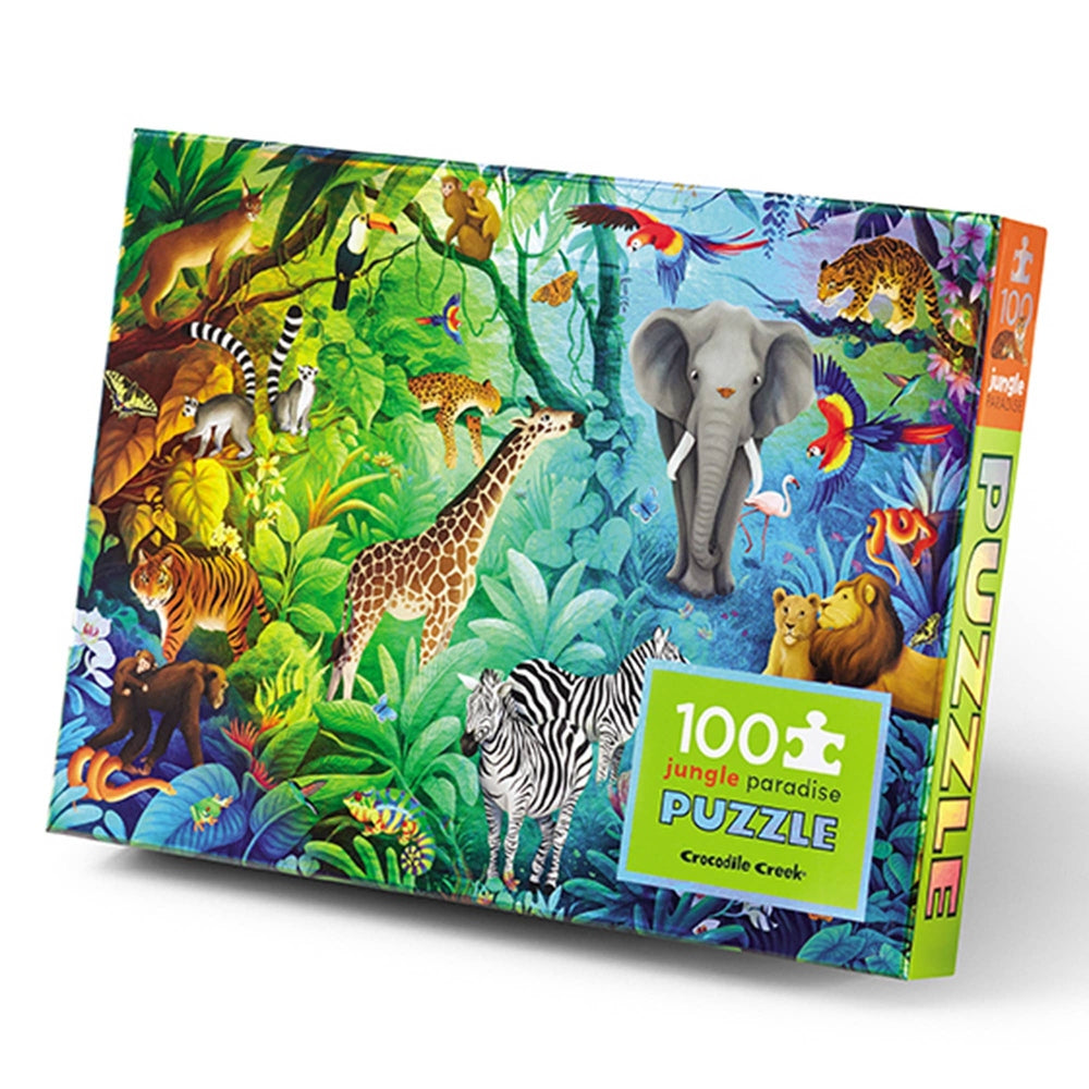 Crocodile Creek 100-pc Puzzle Holographic/Jungle Paradise 1