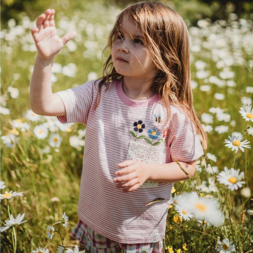 Flower Pocket T-Shirt 2