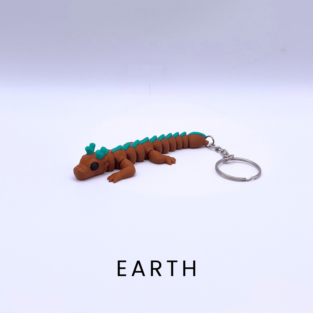 Elemental Dragon Key Charm 3